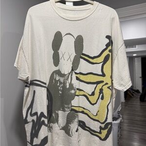 Cactus Jack By Travis Scott X KAWS For Fragment Tee 'Vintage Wash' XL